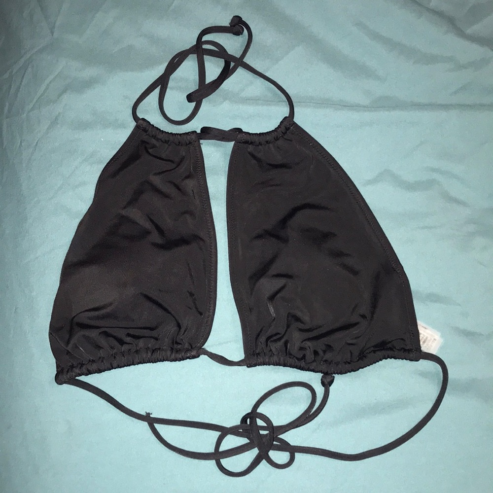 Black PINK Bikini Top